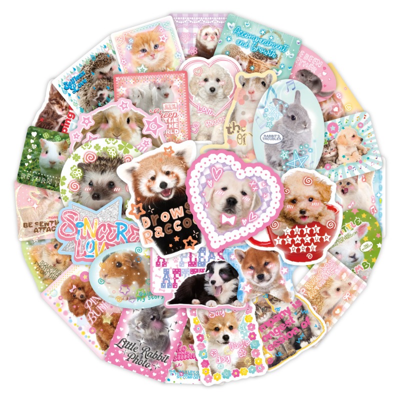 Phone Accessories For Kids - 50 stks/set Kawaii Mode Scrapbook Journal