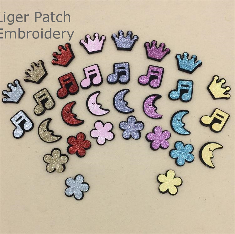 Phone Accessories Pictures - 10 stuks Sparkle Patch Crown Moon