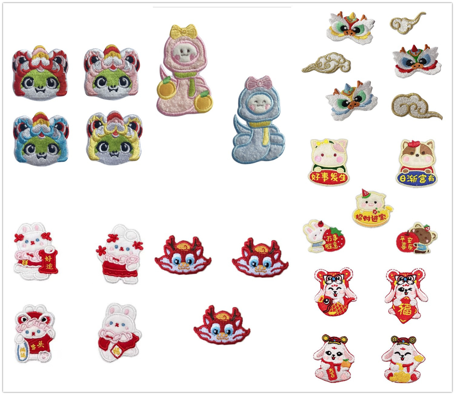 Phone Accessories Pictures - 10 Stuks Drankjes Shorts Geborduurde Patches