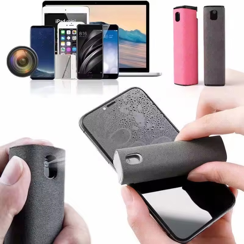 Screen Cleaner Spray - 2-in-1 mobiele telefoon schermreinigingsfles computerschermreiniger met