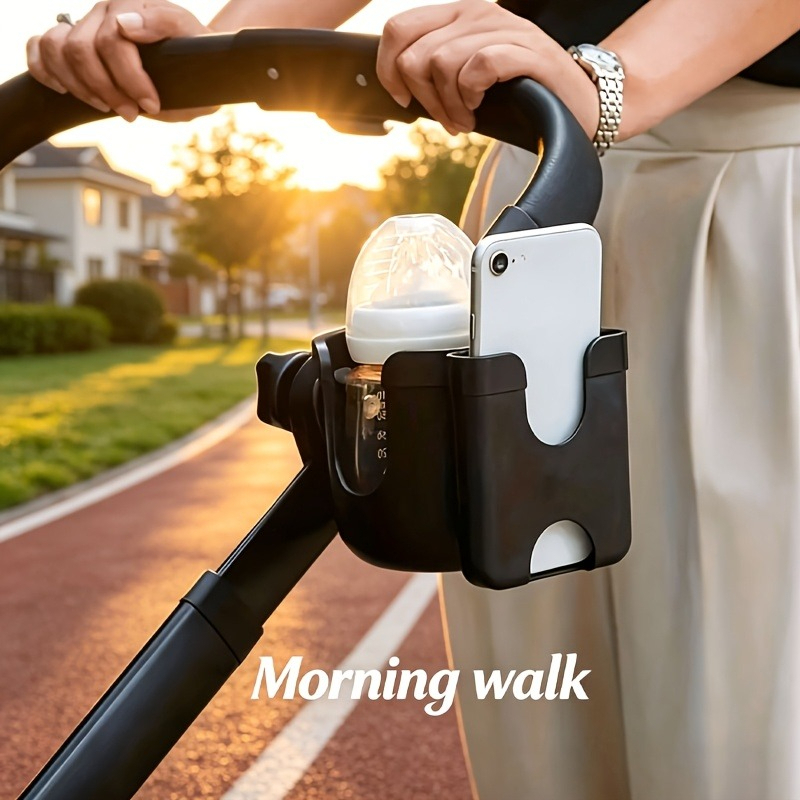 Phone Accessories For Kids - 2-in-1 universele kinderwagen bekerhouder met telefoonhouder,