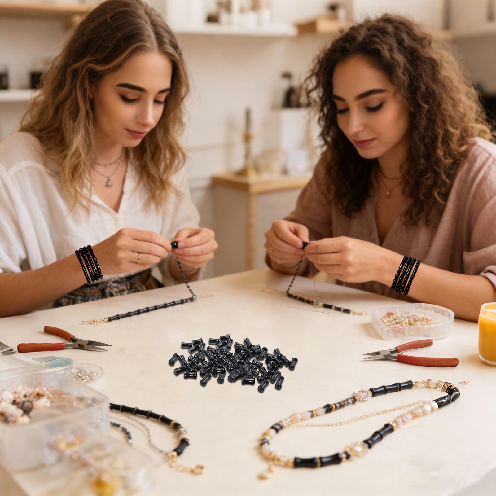 Phone Accessories For Teens - 50 stuks glazen kralen 8 mm