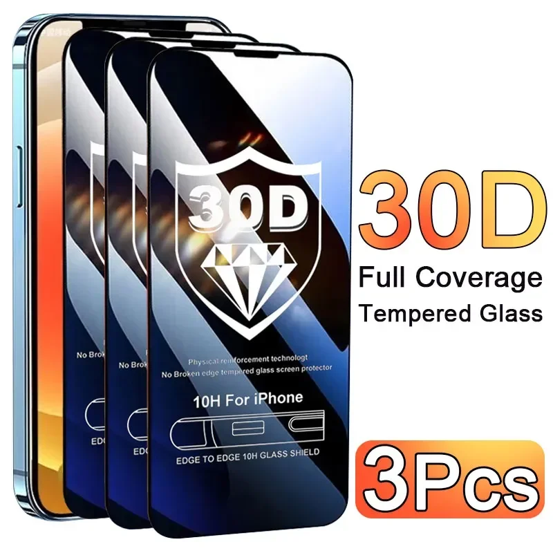 Phone Accessories Useful - 3 STKS Glas Protector Telefoon Case
