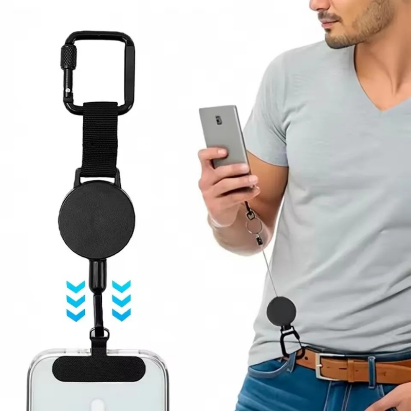 Lanyard Phone Strap - Intrekbare anti-diefstal buiten telefoonhouder, telefoonkoord, smartphonehoes,