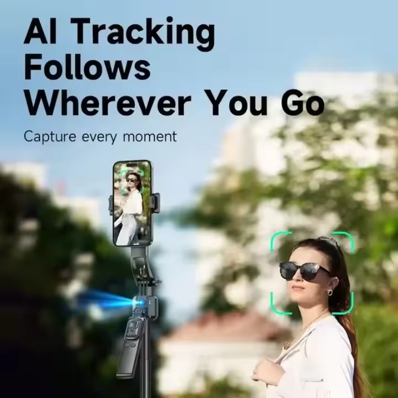 C17 Opvouwbare AI Gezichtsvolg - Selfie Stick Tripod recensie en prijs
