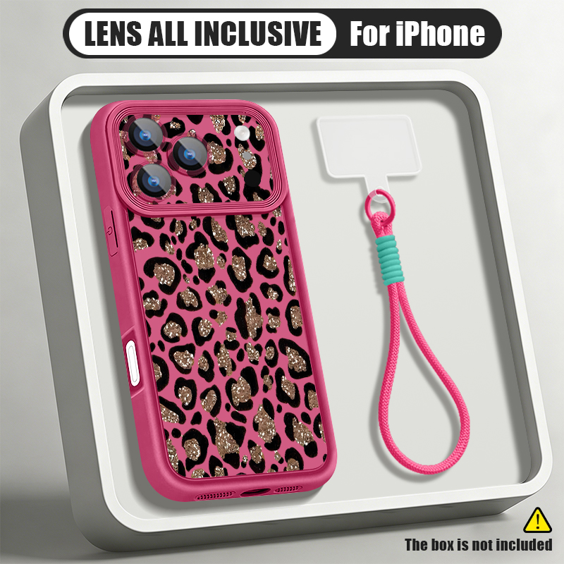 Bruin luipaardprint telefoonho - Lanyard Phone Strap recensie en prijs