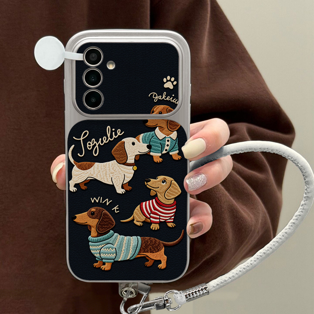 Cartoon Dachshund Telefoonhoes - Lanyard Phone Strap recensie en prijs