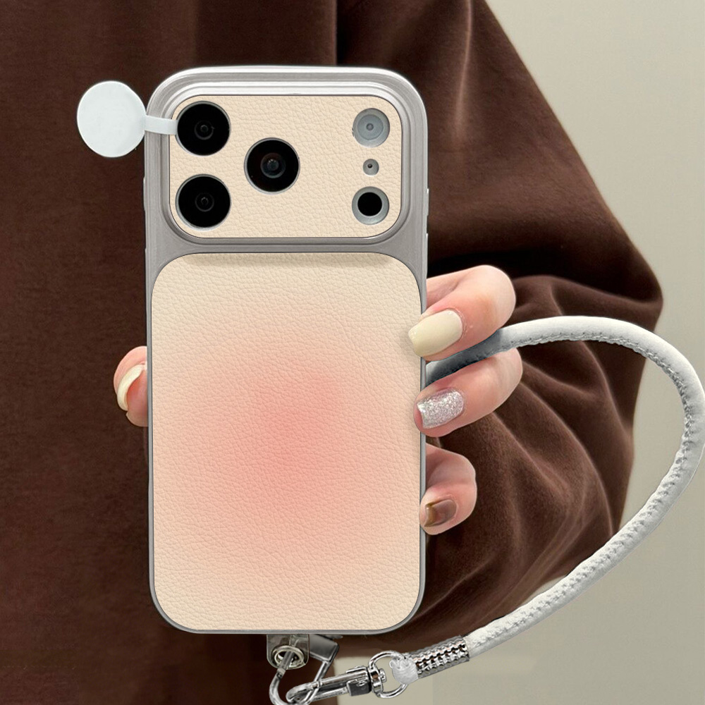 Litchi-patroon telefoonhoesje  - Lanyard Phone Strap recensie en prijs