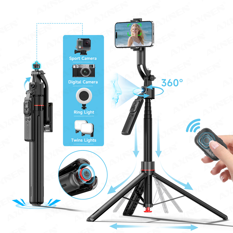 TT07 AI Face Tracking Gimbal 6 - Selfie Stick Tripod recensie en prijs