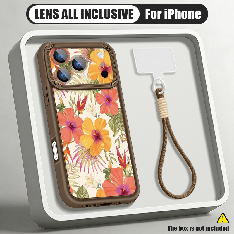 Gekleurde bloemenprint lanyard - Lanyard Phone Strap recensie en prijs