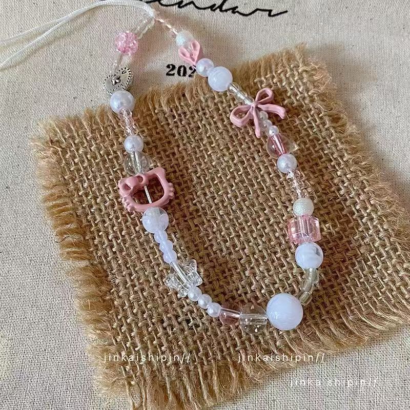 rendy Y2K roze strik Kitty tel - Phone Accessories For Teens recensie en prijs