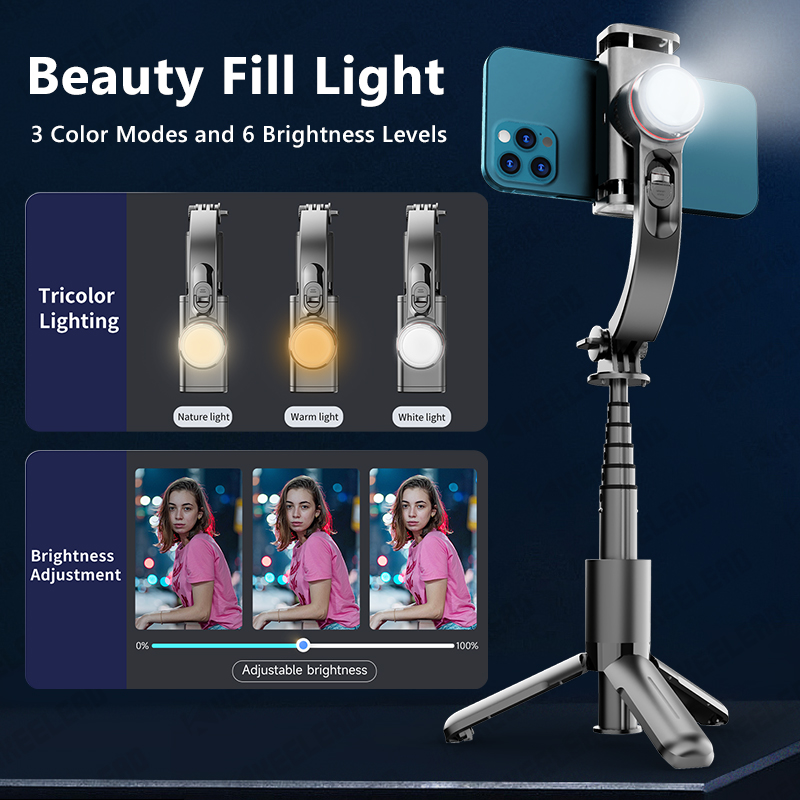 TOKQI Gimbal Stabilizer Anti-S - Selfie Stick Tripod recensie en prijs