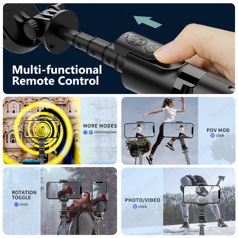 TOKQI Gimbal Stabilizer Anti-S - Selfie Stick Tripod recensie en prijs