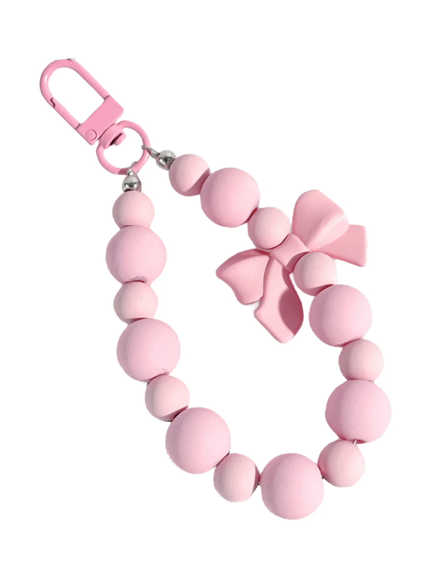 1pc Roze Parel Strik Sleutelha - Phone Accessories For Teens recensie en prijs