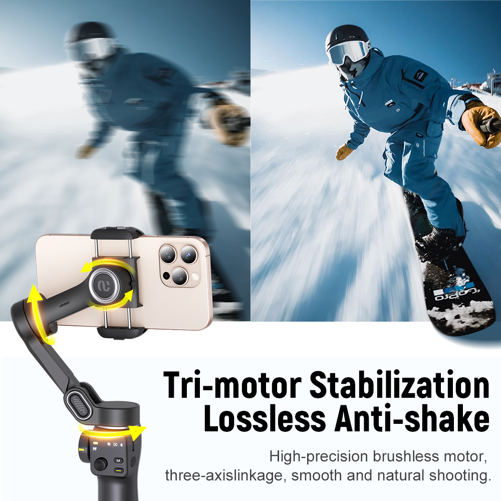 AOCHUAN Handheld Anti-shake Gi - Selfie Stick Tripod recensie en prijs