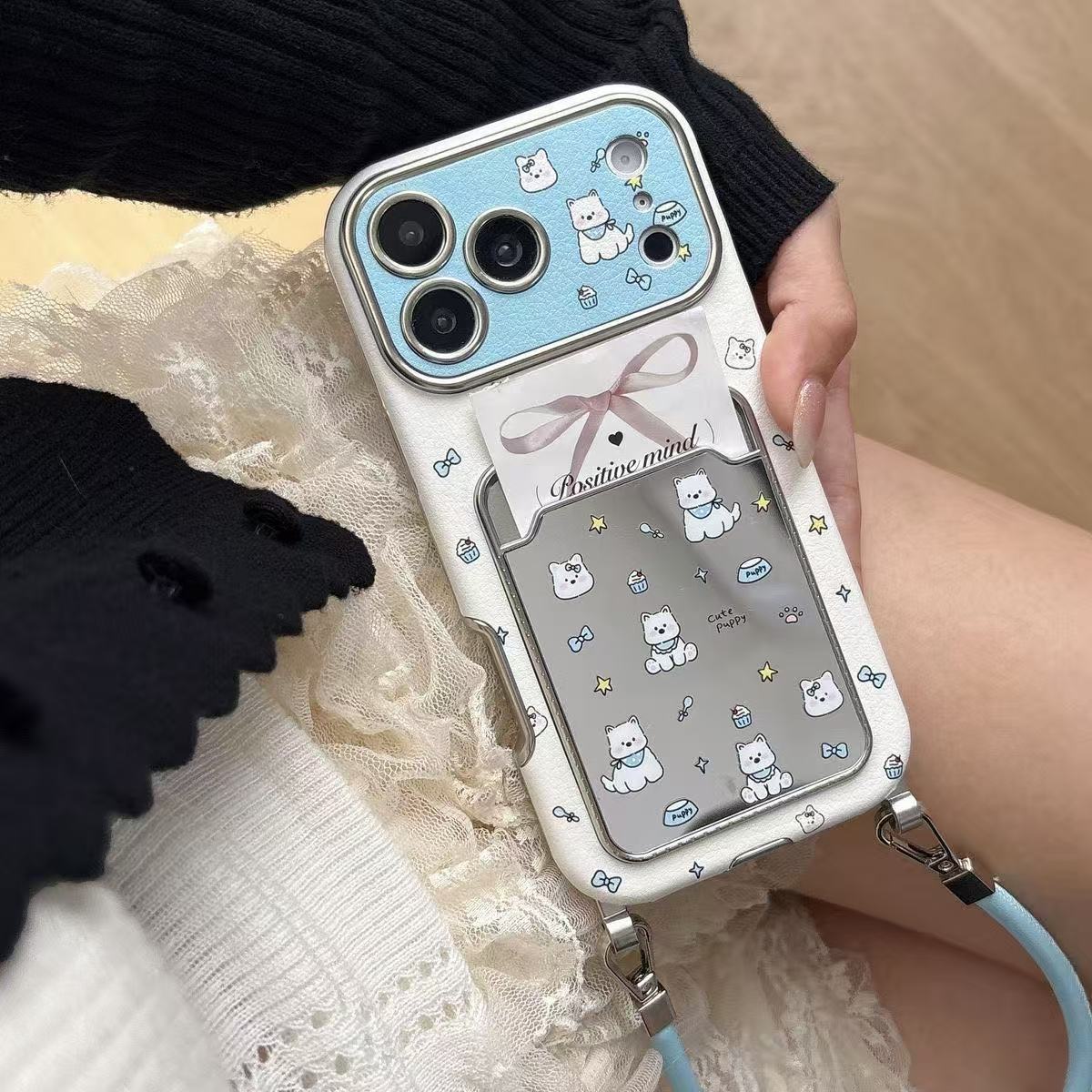 Schattige puppy spiegelkaart h - Phone Accessories Case recensie en prijs