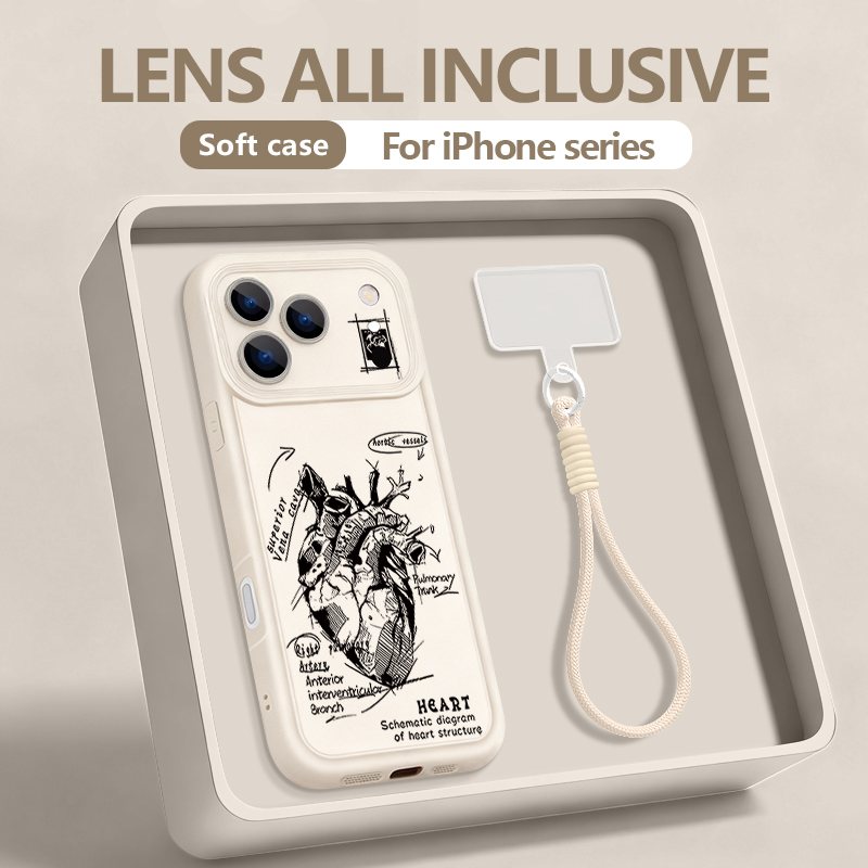 Creatief Hartmodel Patroon Lan - Lanyard Phone Strap recensie en prijs