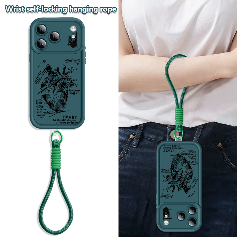 Creatief Hartmodel Patroon Lan - Lanyard Phone Strap recensie en prijs