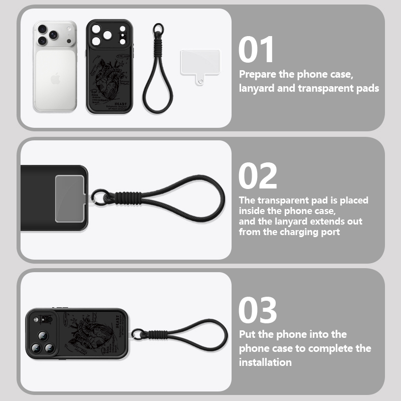 Creatief Hartmodel Patroon Lan - Lanyard Phone Strap recensie en prijs